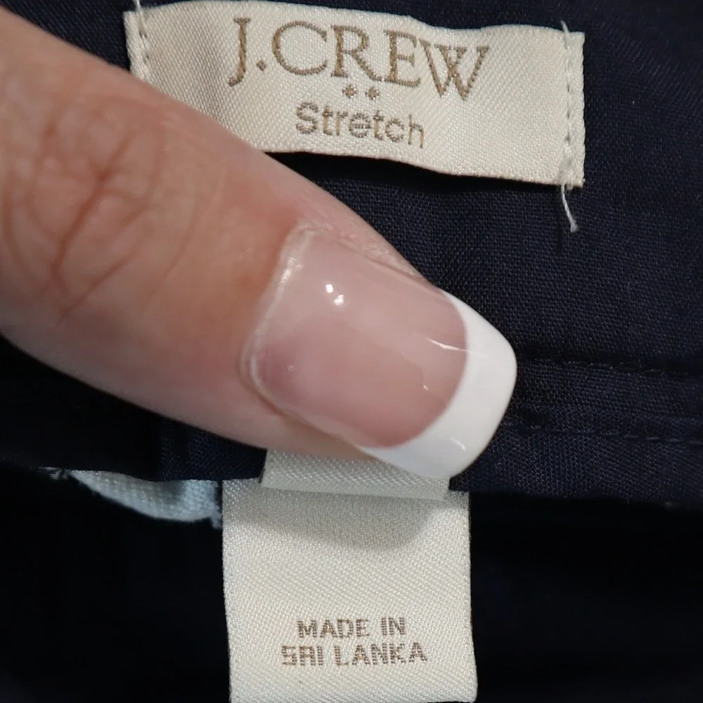 J.Crew Office Wear Pants Women 2 Damask Paisley Stretch Business Casual